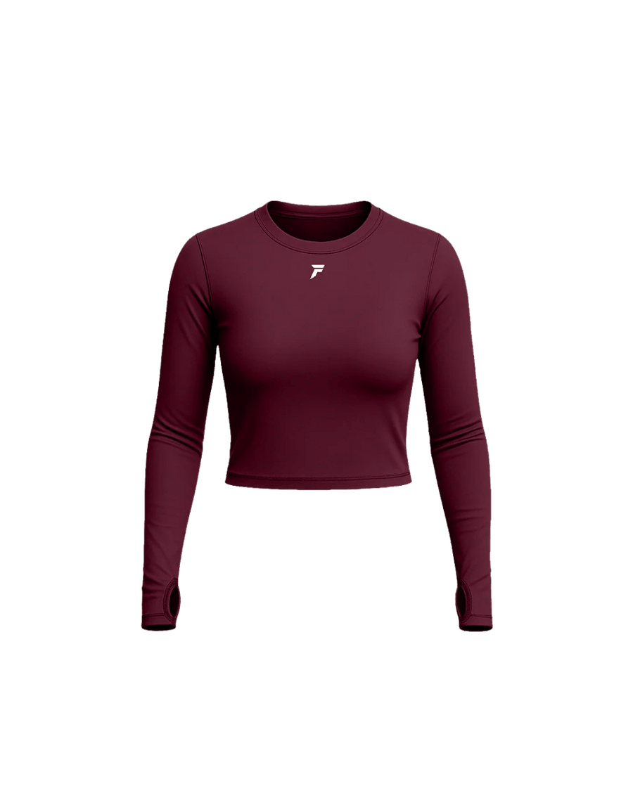 Vital Long Sleeve Crop Top